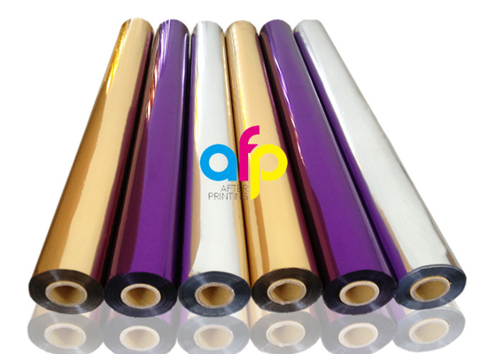 すばらしいペーパー熱い押すホイル640mm * 120mのサイズ ロール16ミクロンの厚さ